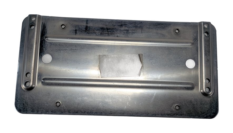 Thumbnail 2: 2012 MERCEDES E350 (W212) REAR TRUNK LICENSE PLATE MOUNT BRACKET HOLDER FRAME