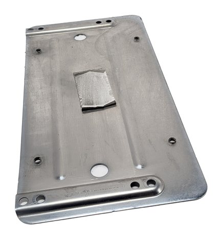 Thumbnail 3: 2012 MERCEDES E350 (W212) REAR TRUNK LICENSE PLATE MOUNT BRACKET HOLDER FRAME