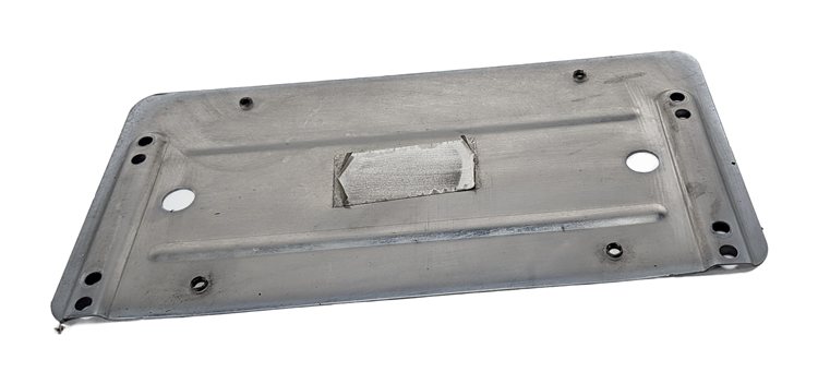 Thumbnail 4: 2012 MERCEDES E350 (W212) REAR TRUNK LICENSE PLATE MOUNT BRACKET HOLDER FRAME