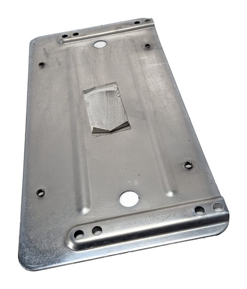 Thumbnail 5: 2012 MERCEDES E350 (W212) REAR TRUNK LICENSE PLATE MOUNT BRACKET HOLDER FRAME