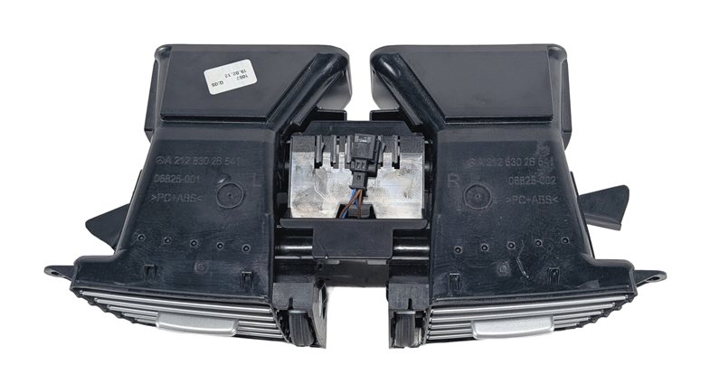 Thumbnail 2: 2012 MERCEDES E350 (W212) FRONT CENTER DASHBOARD HEAT AIR AC VENT LOUVER (Black)