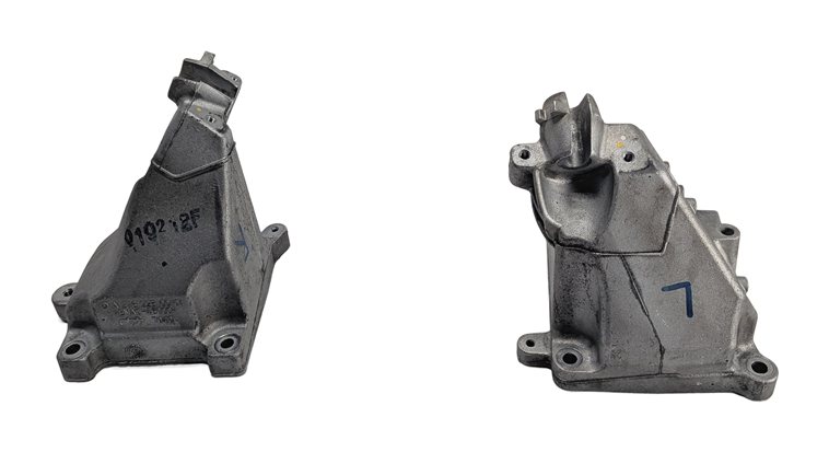 2012 MERCEDES E350 W212 3.5L 276.952 ENGINE LEFT/RIGHT MOTOR MOUNT BRACKET SET/2