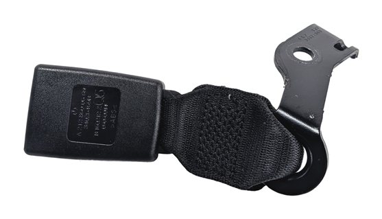 Thumbnail 4: 2012 MERCEDES E350 W212 REAR LEFT/CENTER/RIGHT SEATBELT BUCKLE SET/3 (Black)