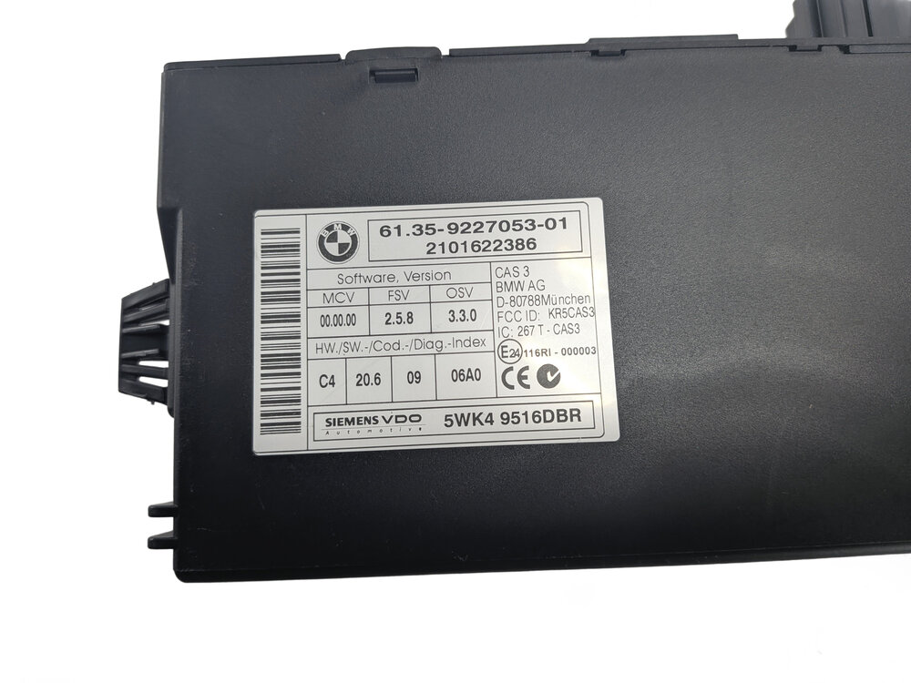 Thumbnail 16: 2011 BMW 335I E90 3.0L N55 ENGINE ECM DME MEVD172 CAS3 IGNITION SWITCH KEY SET/5