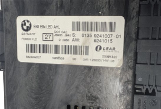 Thumbnail 9: 10-16 BMW 328i 335i M3 X1 Z4 (E84 E89 E92 E93) FRM3R PL2 LIGHT CONTROL MODULE
