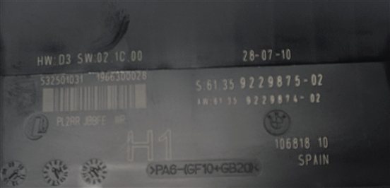 Thumbnail 9: 12-15 BMW 335 X1 (E84 E90 E92 E93) PRIMARY BODY CONTROL MODULE COMPUTER (BCM)