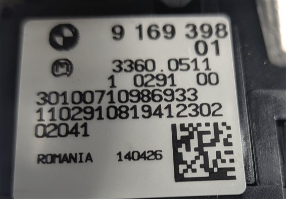 Thumbnail 7: 2009-2015 BMW 128i 135i 328i 335i X1 (E84 E90 F20 F21) HEADLIGHT SWITCH CONTROL