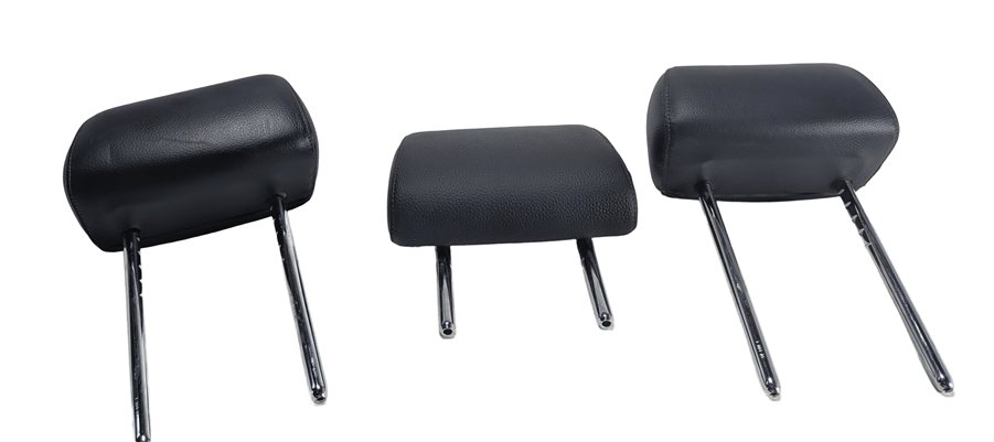 2009-2011 BMW 328i 335i M3 335d (E90) REAR 2ND ROW SEAT HEADREST SET/3 (Black)