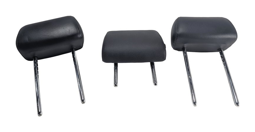 Thumbnail 2: 2009-2011 BMW 328i 335i M3 335d (E90) REAR 2ND ROW SEAT HEADREST SET/3 (Black)