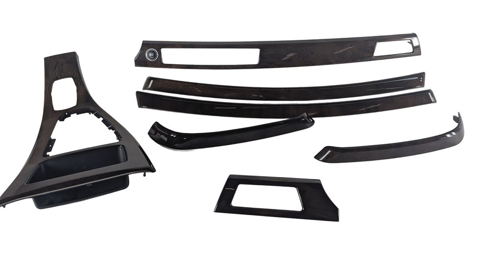 Thumbnail 2: 2011 BMW 335I (E90) INTERIOR DOOR DASH CENTER CONSOLE TRIM SET/7 (Burr Walnut)
