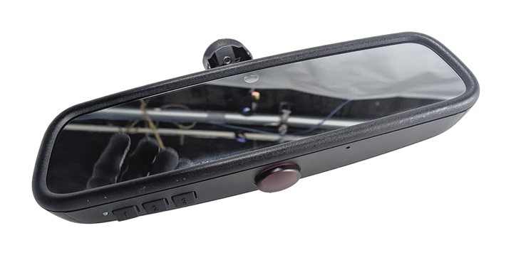 Thumbnail 4: 2011 BMW 335I (E90) INTERIOR REARVIEW MIRROR AUTO DIM COMPASS HOMELINK (Black)