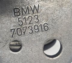 Thumbnail 12: 2011 BMW 335I (E90) FRONT HOOD BONNET LID SAFETY CATCH HOOK LATCH STRIKER SET/3