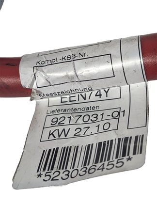 Thumbnail 11: 2011 BMW 335I (E90) 3.0L POSITIVE BATTERY POWER CABLE w/ SAFETY TERMINAL CLAMP
