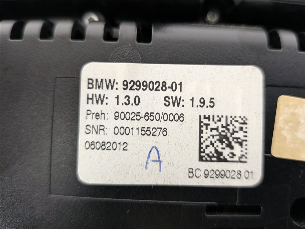 Thumbnail 9: 12-19 BMW 640i 650i M6 ///M (F06 F12 F13) FRONT HEATER A/C TEMPERATURE CONTROL
