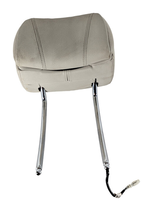 Thumbnail 3: 2012-2019 BMW 640i 650i (F06 F12 F13) FRONT LEFT DRIVER HEADREST LEATHER (White)