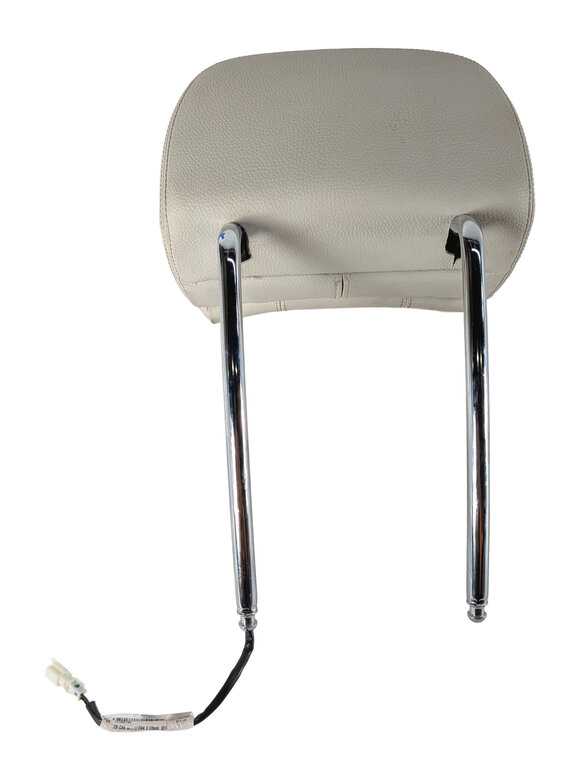 Thumbnail 6: 2012-2019 BMW 640i 650i (F06 F12 F13) FRONT LEFT DRIVER HEADREST LEATHER (White)
