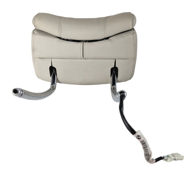 Thumbnail 2: 12-19 BMW 640i 650i (F06 F12 F13) FRONT RIGHT PASSENGER HEADREST LEATHER (White)