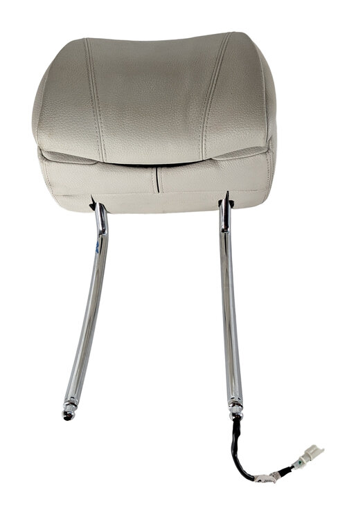 Thumbnail 3: 12-19 BMW 640i 650i (F06 F12 F13) FRONT RIGHT PASSENGER HEADREST LEATHER (White)