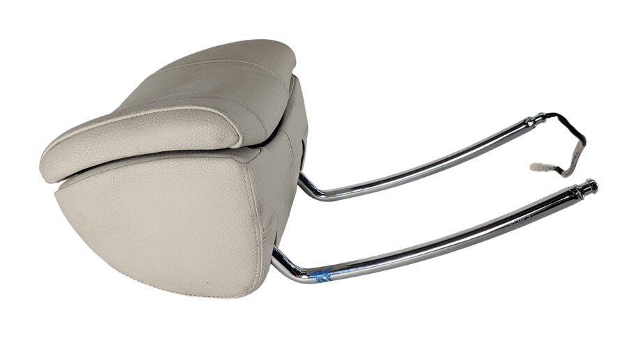 Thumbnail 4: 12-19 BMW 640i 650i (F06 F12 F13) FRONT RIGHT PASSENGER HEADREST LEATHER (White)