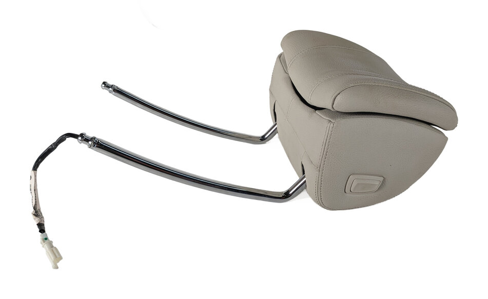 Thumbnail 5: 12-19 BMW 640i 650i (F06 F12 F13) FRONT RIGHT PASSENGER HEADREST LEATHER (White)