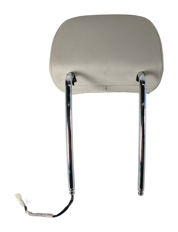 Thumbnail 7: 12-19 BMW 640i 650i (F06 F12 F13) FRONT RIGHT PASSENGER HEADREST LEATHER (White)