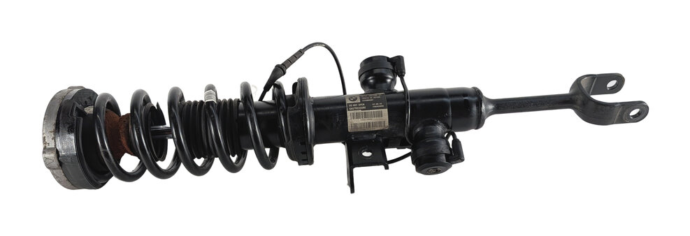 Thumbnail 2: 13-19 BMW 640i 650i F06 GRAN COUPE FRONT RIGHT PASSENGER EDC DAMPING SHOCK STRUT