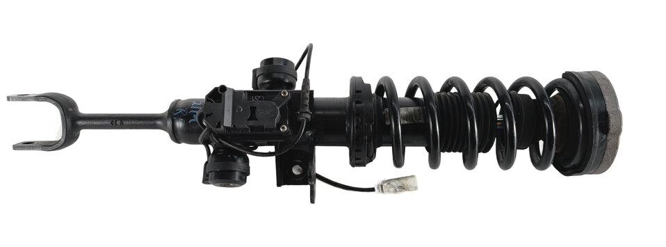 Thumbnail 7: 13-19 BMW 640i 650i F06 GRAN COUPE FRONT RIGHT PASSENGER EDC DAMPING SHOCK STRUT