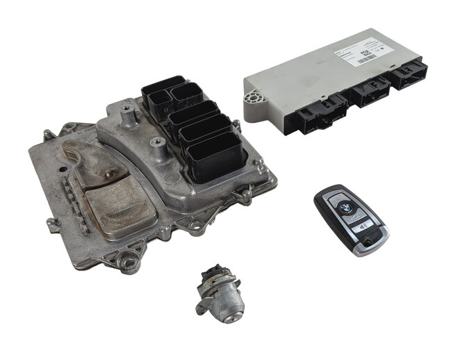 2013 BMW 640I GRAN COUPE F06 3.0L N55 ENGINE DME CAS4 ECU IMMOBILIZER KEY SET/4