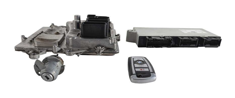 Thumbnail 2: 2013 BMW 640I GRAN COUPE F06 3.0L N55 ENGINE DME CAS4 ECU IMMOBILIZER KEY SET/4
