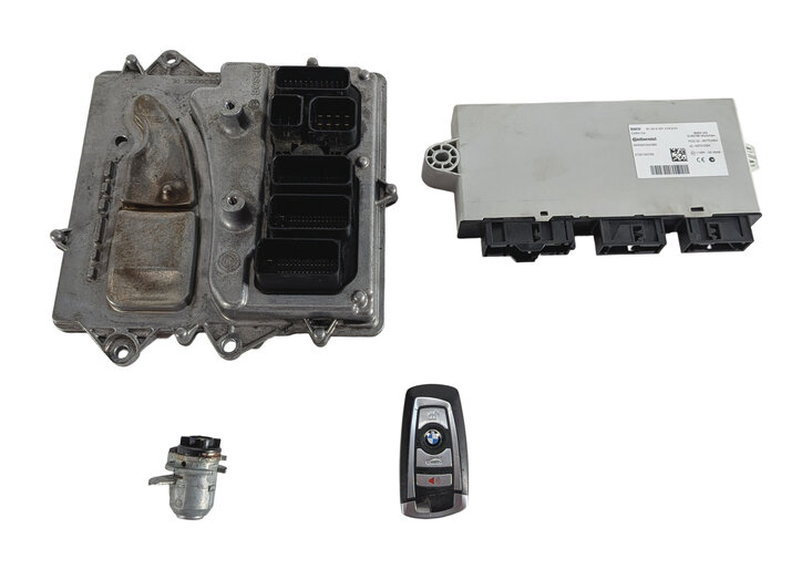 Thumbnail 3: 2013 BMW 640I GRAN COUPE F06 3.0L N55 ENGINE DME CAS4 ECU IMMOBILIZER KEY SET/4