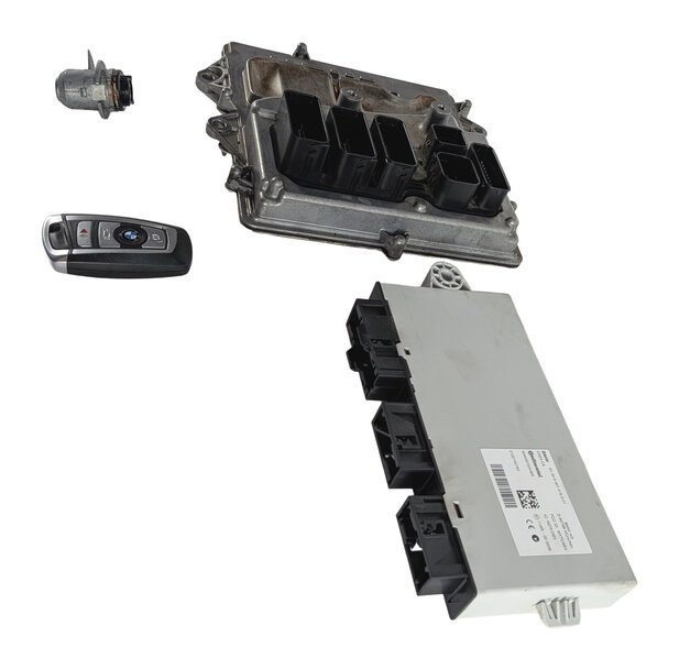 Thumbnail 4: 2013 BMW 640I GRAN COUPE F06 3.0L N55 ENGINE DME CAS4 ECU IMMOBILIZER KEY SET/4