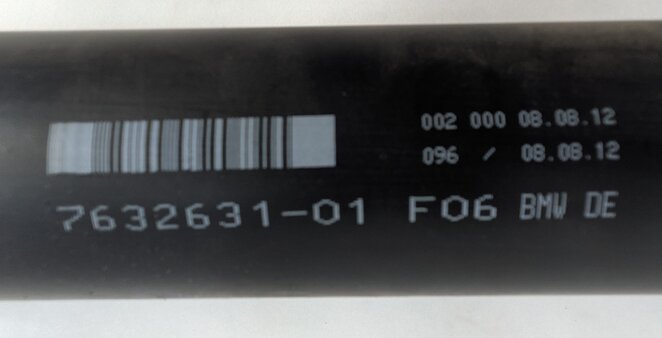 Thumbnail 8: BMW 14-16 535i / 13-19 640i RWD REAR DRIVESHAFT DRIVE LINE SHAFT