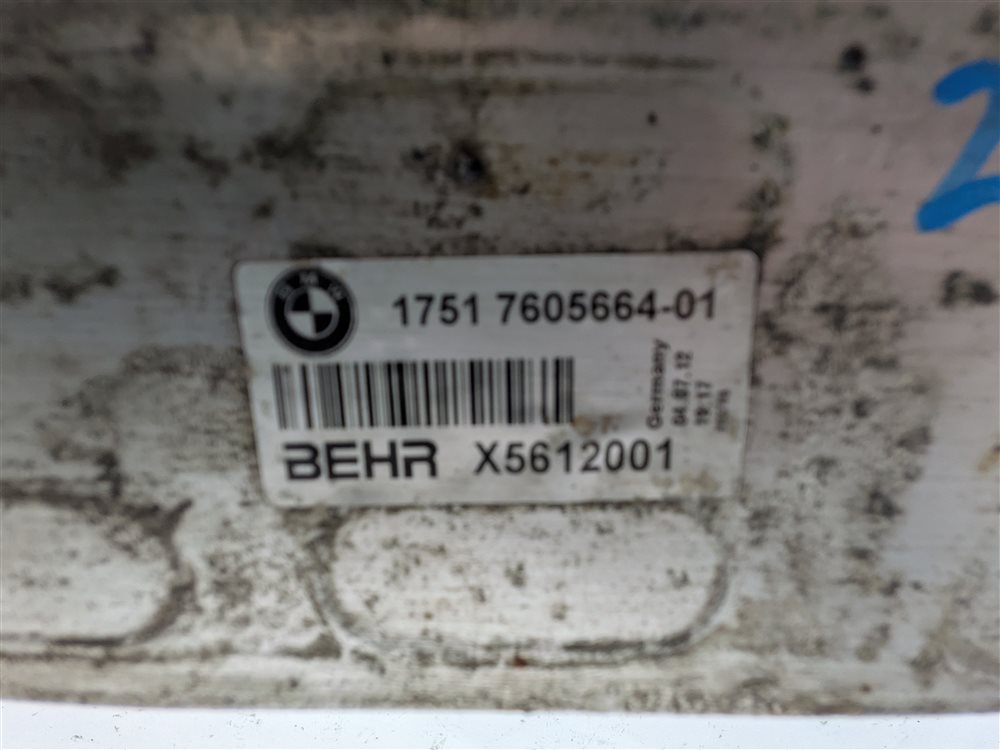 Thumbnail 8: BMW 12-19 640i (13-15 740i) F01 F06 F12 F13 3.0L TURBO N55 INTERCOOLER RADIATOR