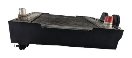 Thumbnail 2: 10-19 BMW 5 6 7 F01 F06 F07 F10 F12 LEFT DRIVER AUXILIARY RADIATOR w/BRACKET