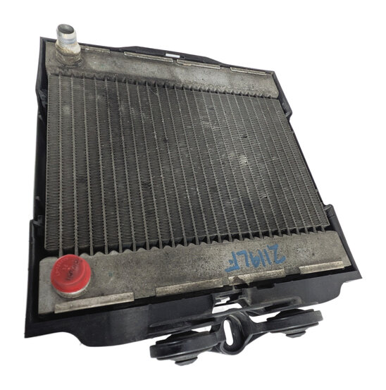 Thumbnail 4: 10-19 BMW 5 6 7 F01 F06 F07 F10 F12 LEFT DRIVER AUXILIARY RADIATOR w/BRACKET