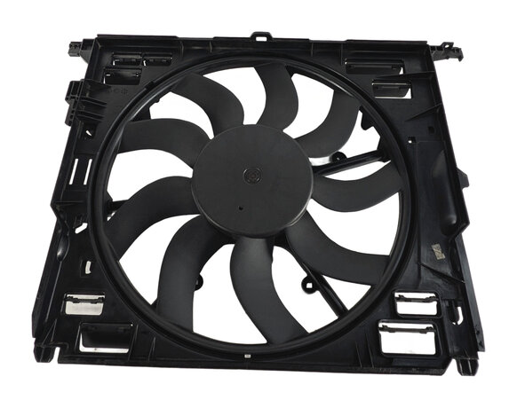 Thumbnail 9: 10-19 BMW 5 6 7 F01 F10 3.0L N54 N55 850 WATT RADIATOR COOLING FAN w/ SHROUD