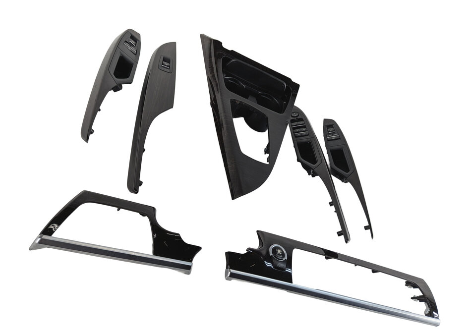 2013 BMW 640I GRAN COUPE F06 DASH DOOR CENTER CONSOLE TRIM SET w/ SWITCHES (Oak)