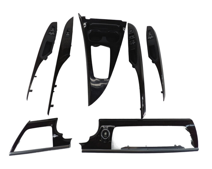 Thumbnail 5: 2013 BMW 640I GRAN COUPE F06 DASH DOOR CENTER CONSOLE TRIM SET w/ SWITCHES (Oak)