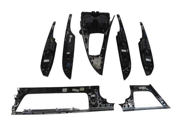 Thumbnail 7: 2013 BMW 640I GRAN COUPE F06 DASH DOOR CENTER CONSOLE TRIM SET w/ SWITCHES (Oak)