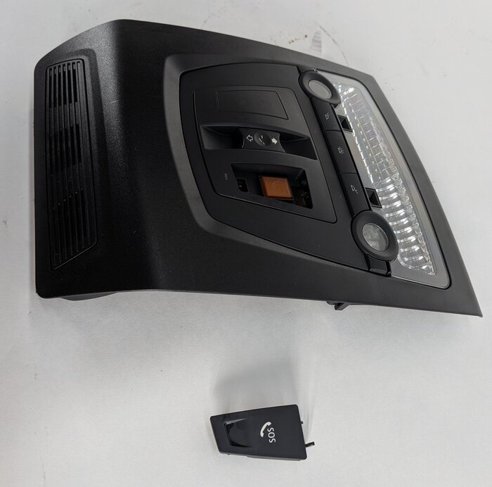Thumbnail 4: 2013 BMW 640I GRAN COUPE F06 ROOF DOME READING LIGHT SUNROOF SOS SWITCH (Black)