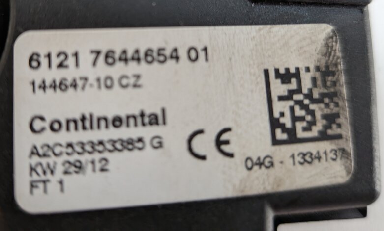 Thumbnail 8: 2013 BMW 640I GRAN COUPE (F06) 3.0L NEGATIVE GROUND BATTERY CABLE w/ IBS SENSOR