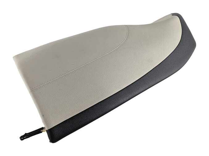 2013 BMW 640I GRAN COUPE (F06) REAR LEFT SEAT SIDE BOLSTER CUSHION TRIM (White)
