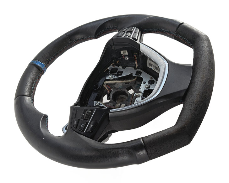 Thumbnail 5: 11-13 BMW 5 6 7 F10 F06 F01 3 SPOKE w/ LANE DEPART HEATED STEERING WHEEL (Black)