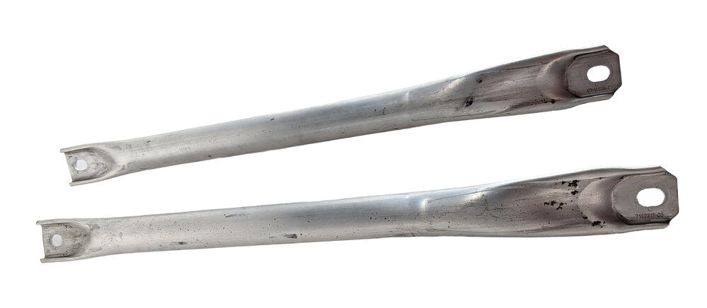 Thumbnail 5: 2013 BMW 640I GRAN COUPE F06 REAR LEFT & RIGHT ENGINE BAY CROSS BRACE BAR SET/2