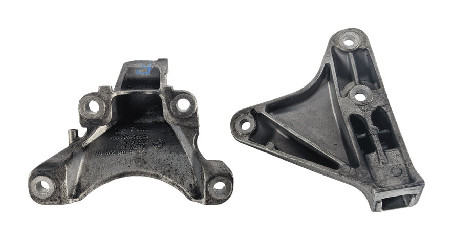 Thumbnail 7: 13 BMW 640I GRAN COUPE F06 3.0L N55 ENGINE LEFT/RIGHT MOTOR MOUNT BRACKET SET/2