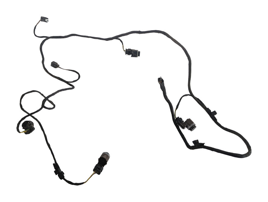 Thumbnail 3: 2013 BMW 640I GRAN COUPE F06 FRONT PDC PARKING SENSOR SET/4 w/ HARNESS (Black)