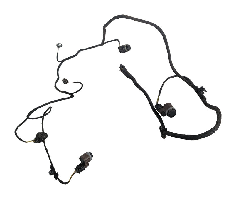 Thumbnail 4: 2013 BMW 640I GRAN COUPE F06 FRONT PDC PARKING SENSOR SET/4 w/ HARNESS (Black)