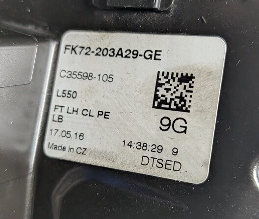 Thumbnail 10: 16-23 LAND ROVER DISCOVERY EVOQUE VELAR FRONT LEFT DRIVER PASSIVE DOOR LATCH