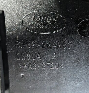 Thumbnail 8: 15-19 ROVER DISCOVERY SPORT (L550) LEFT FRONT PASSIVE DOOR HANDLE (Grey)
