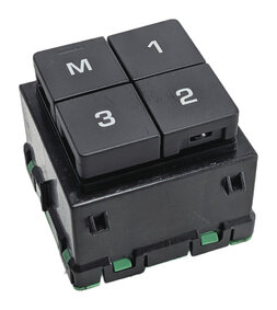 15-20 DISCOVERY SPORT ROVER SPORT VELAR DRIVER MEMORY SEAT SWITCH (BLACK)